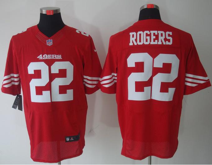 Nike San Francisco 49ers #22 Carlos Rogers Red Elite NFL Jerseys Cheap