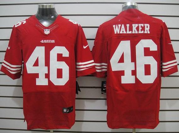 Nike San Francisco 49ers #46 Delanie Walker Red Elite NFL Jerseys Cheap