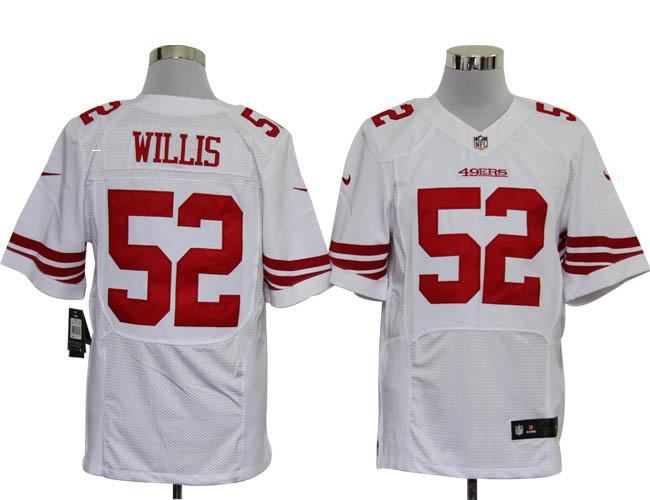 Nike San Francisco 49ers 52 Patrick Willis White Elite Nike NFL Jerseys Cheap