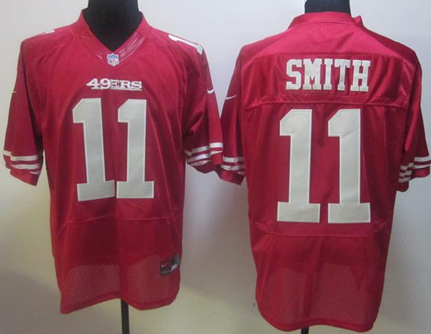 Nike San Francisco 49ers 11 Alex Smith Red Elite Nike NFL Jerseys Cheap