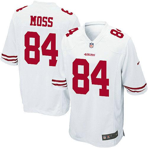 Nike San Francisco 49ers 84 Randy Moss Game White White Nike NFL Jerseys Cheap