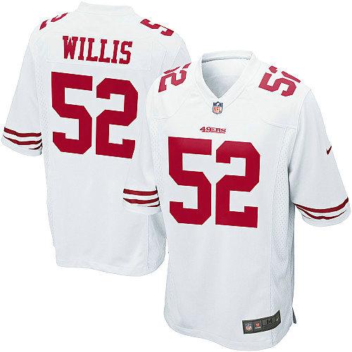 Nike San Francisco 49ers 52 Patrick Willis White Nike NFL Jerseys Cheap