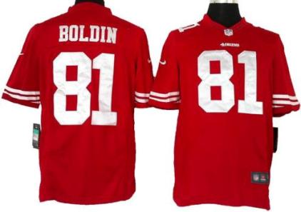Nike San Francisco 49ers 81 Anquan Boldin Red Limited NFL Jerseys Cheap