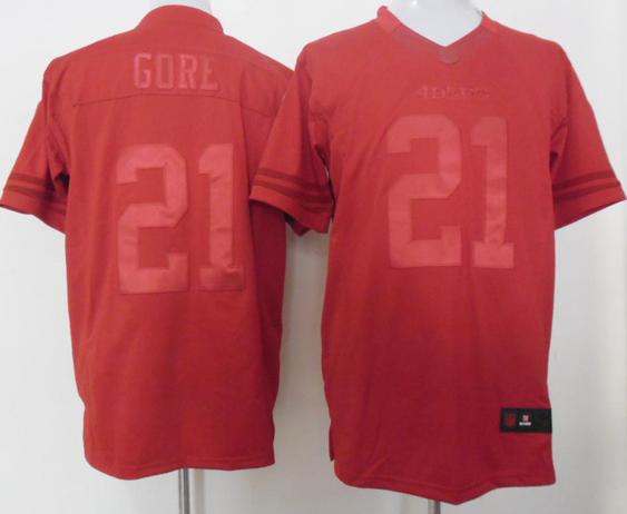 Nike San Francisco 49ers 21 Frank Gore Red Drenched Limited NFL Jersey Cheap