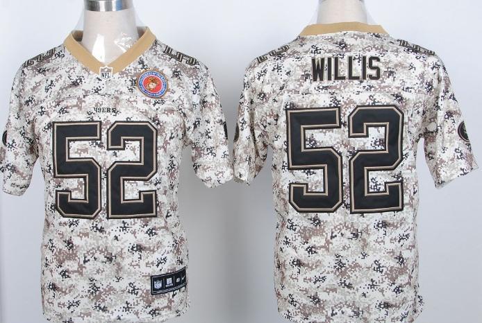 Nike San Francisco 49ers 52 Patrick Willis Camo US.Mccuu NFL Jerseys Cheap
