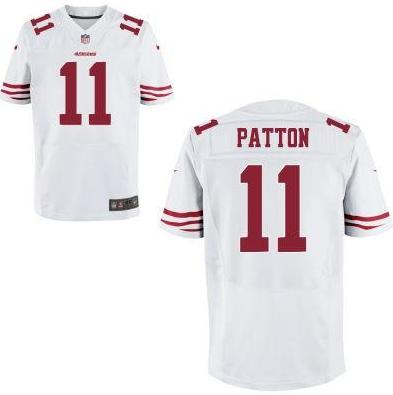 Nike San Francisco 49ers 11 Quinton Patton White Elite NFL Jerseys Cheap