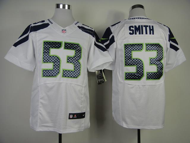 Nike Seattle Seahawks #53 Malcolm Smith Elite White NFL Jerseys Cheap