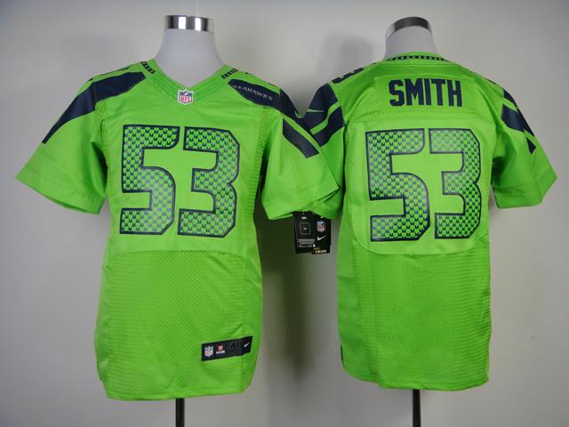 Nike Seattle Seahawks #53 Malcolm Smith Elite Green NFL Jerseys Cheap