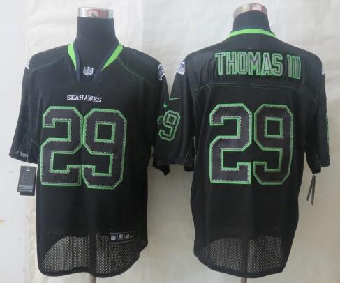 Nike Seattle Seahawks 29 Earl Thomas III Lights Out Black Elite NFL Jerseys Cheap