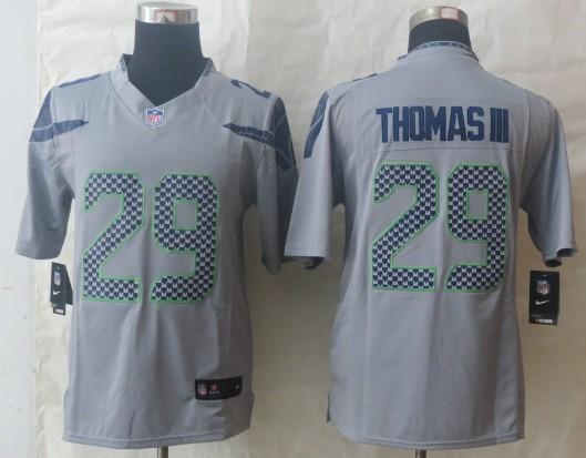 Nike Seattle Seahawks 29 Earl Thomas III Grey LIMITED NFL Jerseys Cheap