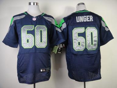 Nike Seattle Seahawks #60 Max Unger Elite Blue NFL Jerseys Cheap