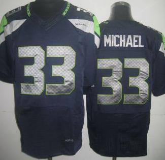 Nike Seattle Seahawks #33 Christine Michael Blue Elite NFL Jersey Cheap