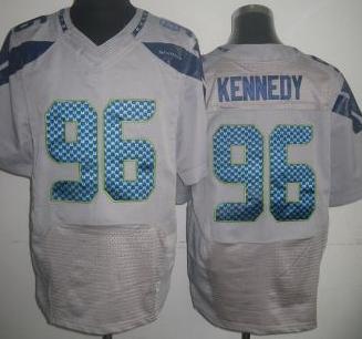 Nike Seattle Seahawks 96 Kennedy Grey Elite NFL Jersey Cheap