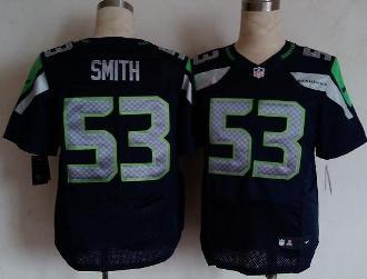 Nike Seattle Seahawks #53 Malcolm Smith Elite Blue NFL Jerseys Cheap