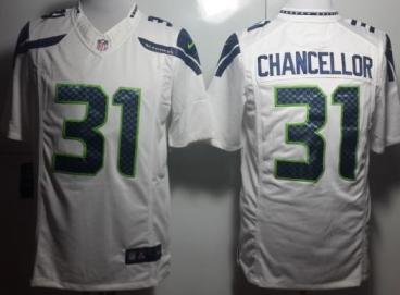 Nike Seattle Seahawks 31 Kam Chancellor White Limited NFL Jerseys Cheap