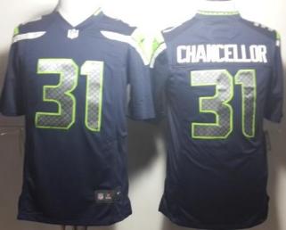 Nike Seattle Seahawks 31 Kam Chancellor Blue Game NFL Jerseys Cheap