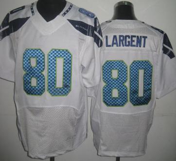 Nike Seattle Seahawks 80 Steve Largent White Elite NFL Jerseys Cheap