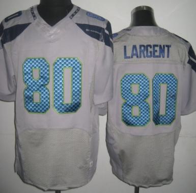 Nike Seattle Seahawks 80 Steve Largent Grey Elite NFL Jerseys Cheap