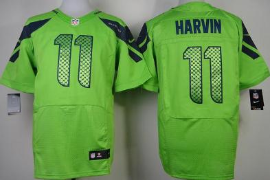 Nike Seattle Seahawks 11 Percy Harvin Green Elite NFL Jerseys Cheap