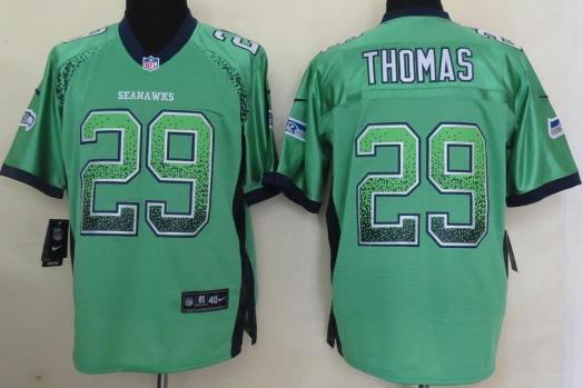 Nike Seattle Seahawks 29 Earl Thomas Green Drift Fashion Elite NFL Jerseys Cheap
