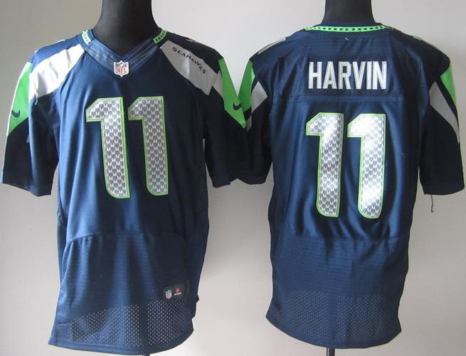 Nike Seattle Seahawks 11 Percy Harvin Blue Elite NFL Jerseys Cheap