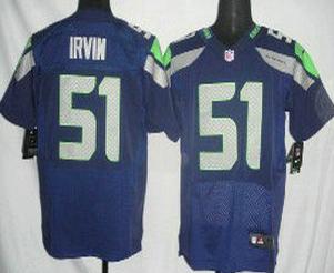 Nike Seattle Seahawks 51 Bruce Irvin Blue Elite NFL Jerseys Cheap