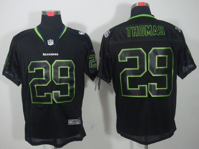 Nike Seattle Seahawks 29# Earl Thomas Lights Out Black NFL Jerseys Cheap