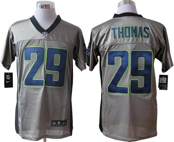 Nike Seattle Seahawks 29# Earl Thomas Grey Shadow NFL Jerseys Cheap