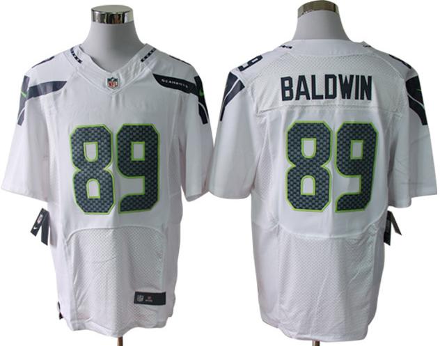 Nike Seattle Seahawks 89# Doug Baldwin White Elite Nike NFL Jerseys Cheap