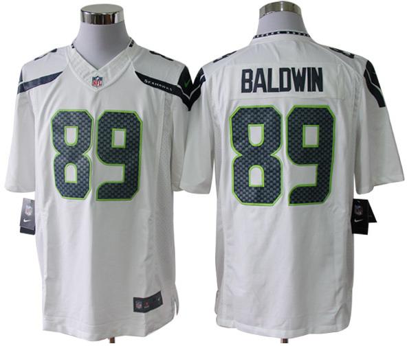 Nike Seattle Seahawks 89# Doug Baldwin White Game LIMITED NFL Jerseys Cheap