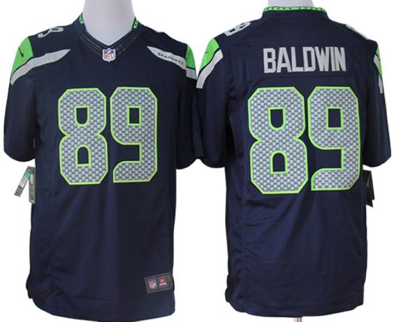 Nike Seattle Seahawks 89# Doug Baldwin Blue Game LIMITED NFL Jerseys Cheap