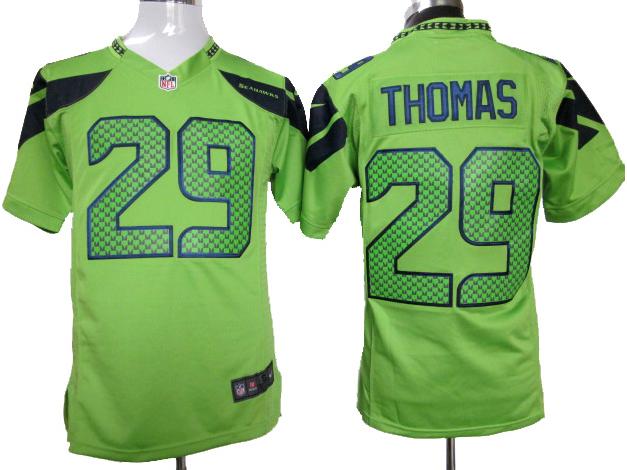 Nike Seattle Seahawks 29# Earl Thomas Green Game NFL Jerseys Cheap