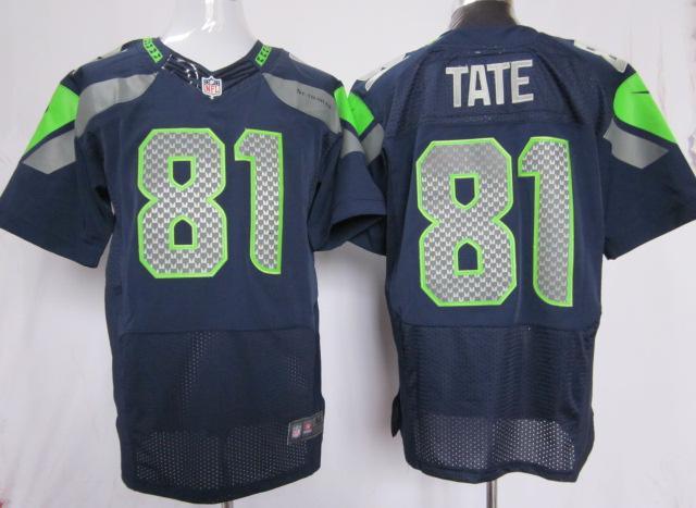 Nike Seattle Seahawks #81 Golden Tate Blue Elite NFL Jerseys Cheap
