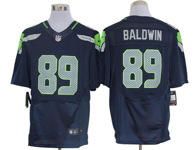 Nike Seattle Seahawks 89# Doug Baldwin Blue Elite Nike NFL Jerseys Cheap