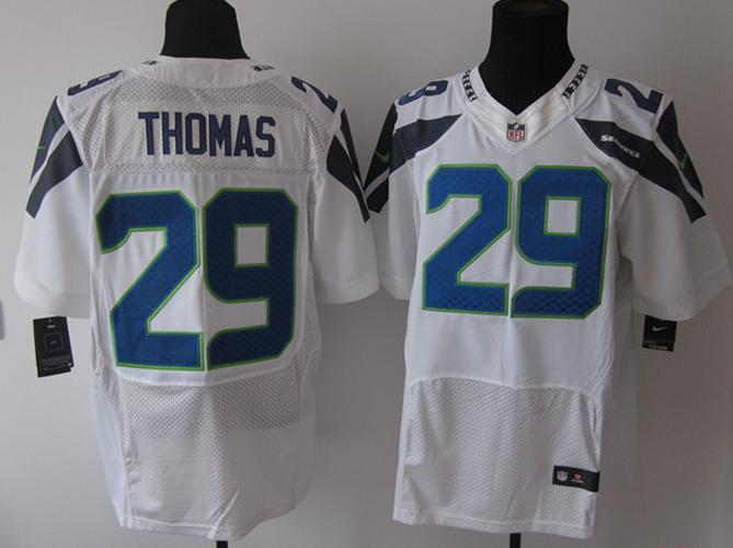 Nike Seattle Seahawks 29# Earl Thomas White Elite Nike NFL Jerseys Cheap