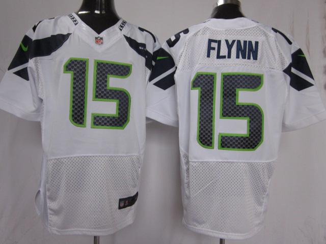 Nike Seattle Seahawks 15# Matt Flynn White Elite Nike NFL Jerseys Cheap