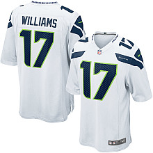 Nike Seattle Seahawks 17# Mike Williams White Nike NFL Jerseys Cheap