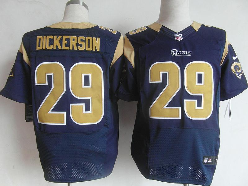 Nike St. Louis Rams 29 Eric Dickerson Blue Elite NFL Football Jerseys Cheap