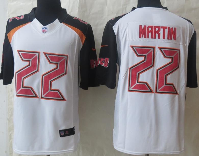 Nike Tampa Bay Buccaneers 22 Doug Martin White Limited NFL Jerseys Cheap