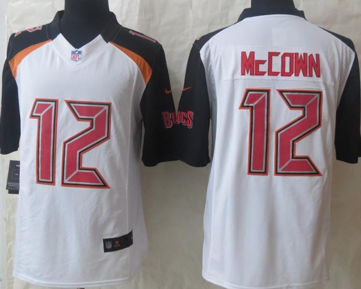 Nike Tampa Bay Buccaneers 12 Josh McCown White Limited NFL Jerseys Cheap
