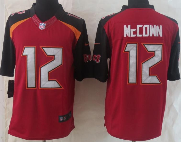 Nike Tampa Bay Buccaneers 12 Josh McCown Red Limited NFL Jerseys Cheap