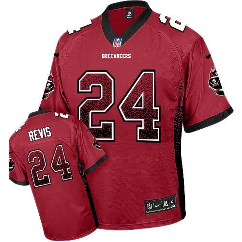 Nike Tampa Bay Buccaneers 24 Darrelle Revis Red Drift Fashion Elite NFL Jerseys Cheap