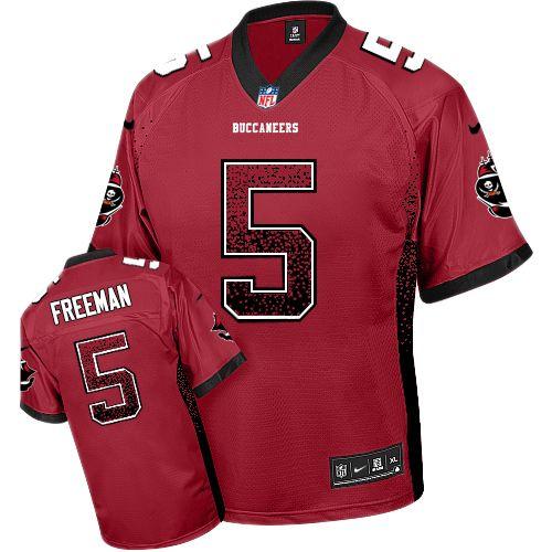 Nike Tampa Bay Buccaneers 5 Josh Freeman Red Drift Fashion Elite NFL Jerseys Cheap