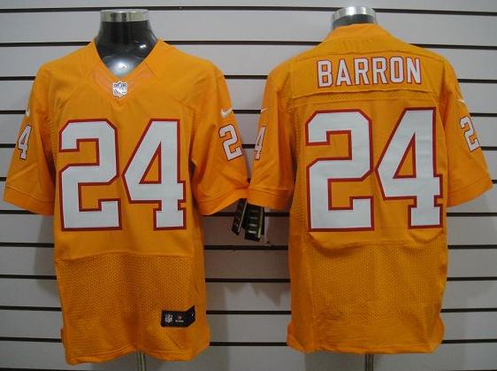 Nike Tampa Bay Buccaneers 24# Mark Barron Yellow Elite NFL Jersey Cheap