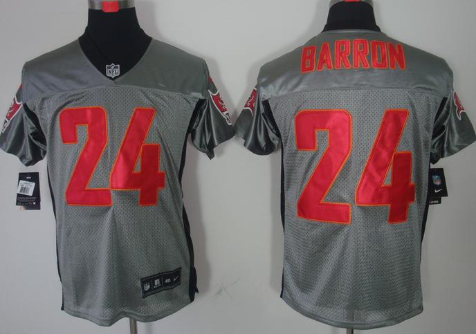Nike Tampa Bay Buccaneers 24# Mark Barron Grey Shadow NFL Jerseys Cheap