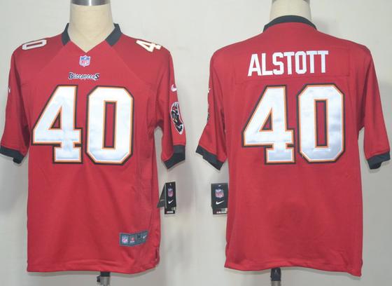 Nike Tampa Bay Buccaneers 40 Mike Alstott Red Game NFL Jerseys Cheap