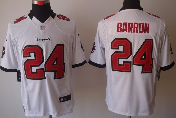 Nike Tampa Bay Buccaneers 24# Mark Barron White Game LIMITED NFL Jerseys Cheap