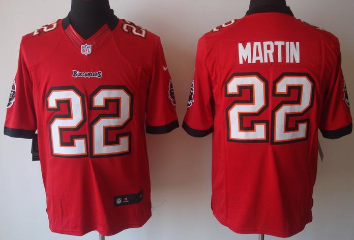 Nike Tampa Bay Buccaneers 22 Doug Martin Red Game LIMITED NFL Jerseys Cheap