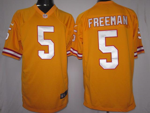 Nike Tampa Bay Buccaneers 5# Josh Freeman Yellow Game Nike NFL Jerseys Cheap