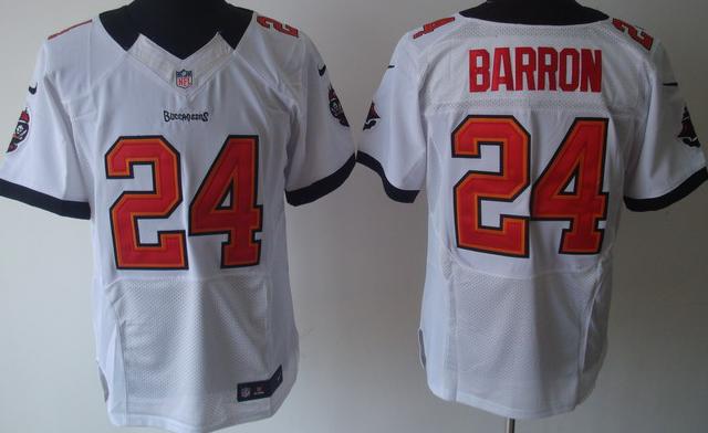 Nike Tampa Bay Buccaneers 24# Mark Barron White Elite Nike NFL Jersey Cheap